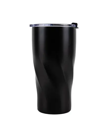 Термокружка Gusto GT-108 з нержавіючої сталі подвійна ізоляція 590 мл Чорний кристал - фото 2