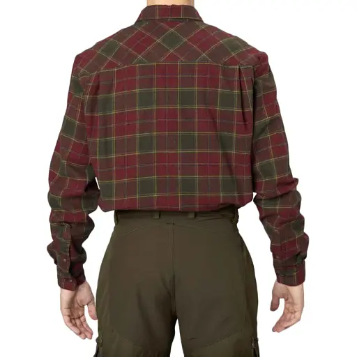 Сорочка Seeland Glen Flannel Shirt L Red check - фото 6