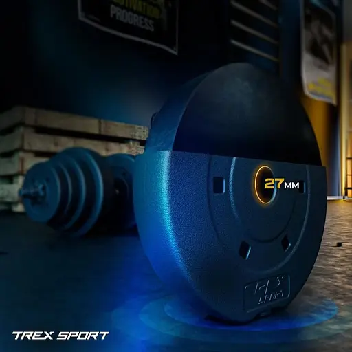 Гантели композитные регулируемые Trex Sport 2х20кг - фото 6