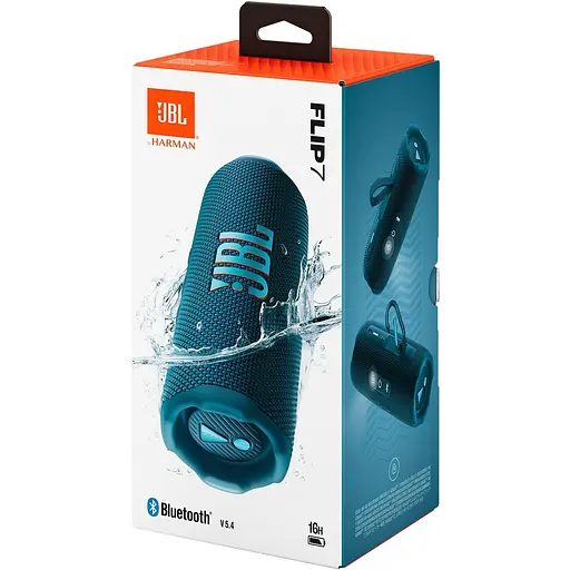 Портативная акустика JBL Flip 7 Blue (JBLFLIP7BLU) - фото 11