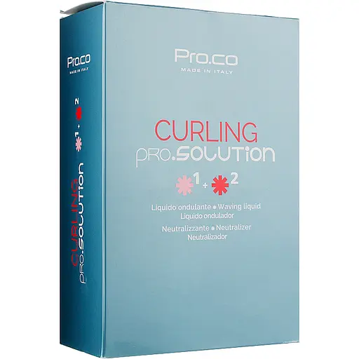Комплекс Pro.Co Hair Curling System для завивки волосся (засіб для завивки 250 мл та нейтралізатор після 250 мл)