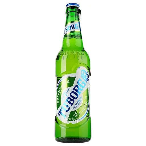 Уцінка. Пиво Tuborg Green, світле, 4,6%, 0,5 л (181028) 