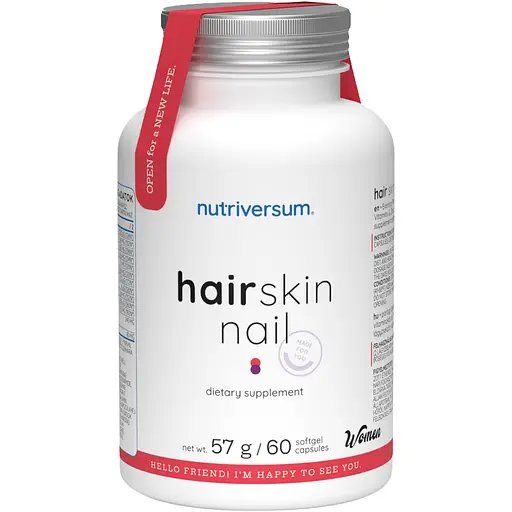 Дієтична добавка Nutriversum Hair Skin Nail 60 капсул - фото 1