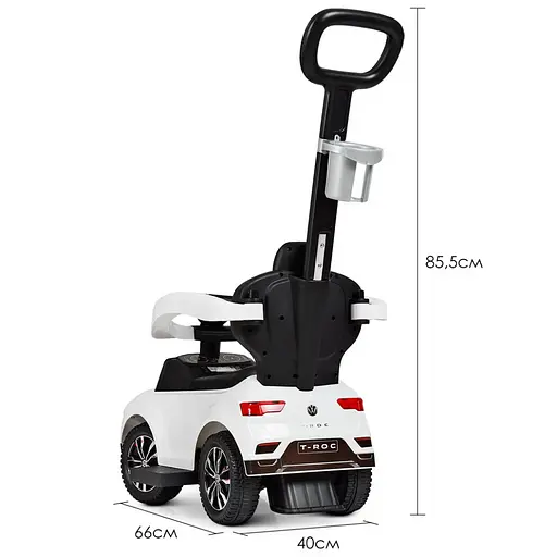 Каталка-толокар Metr+ 651-1 Білий 2 в 1 - фото 6