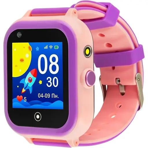 Smart Watch GARMIX PointPRO-200 4G/GPS/WIFI/VIDEO CALL PINK UA UCRF - фото 1
