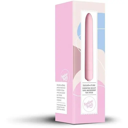 Минивибратор SugarBoo Sugar Pink 10 уровней интенсивности - фото 5