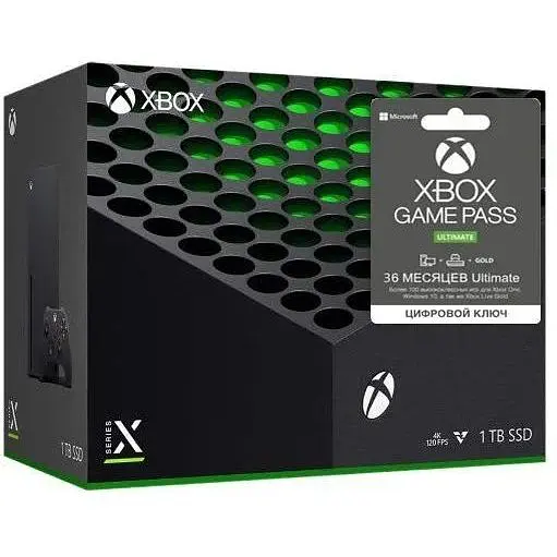 Microsoft Xbox Series X 1Tb + Xbox Game Pass Ultimate (36 месяцев)