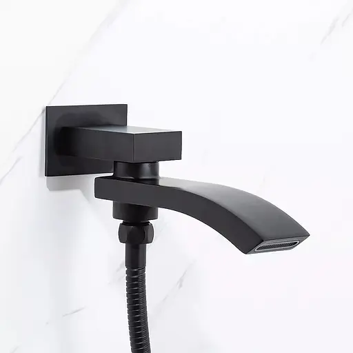 Душова система прихованного монтажу Gappo G7107-76, Чорний матовий - фото 3