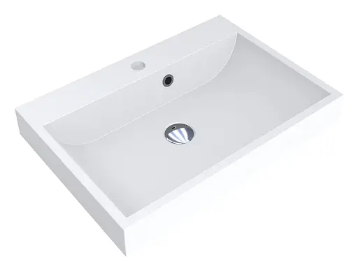 Умивальник Miraggio Varna 600 mirasoft 0001025, Білий матовий - фото 5