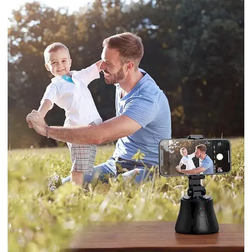 Умная подставка штатив Baseus 360 градусов Ai Following Shot Tripod Head SUYT-B01 - фото 3