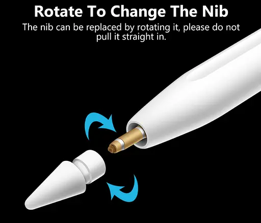 Стилус універсальний Goojodoq Active Magnetic 3 Gen Android iPhone iPad до 2017 Type-C 1.2mm білий - фото 4