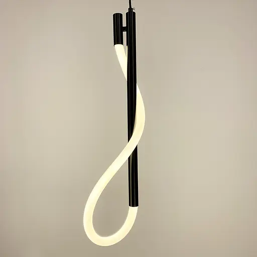 Черный подвес с гибкой LED лентой в корпусе 60 см Ст. CU 22/600 BK | Line F - фото 5