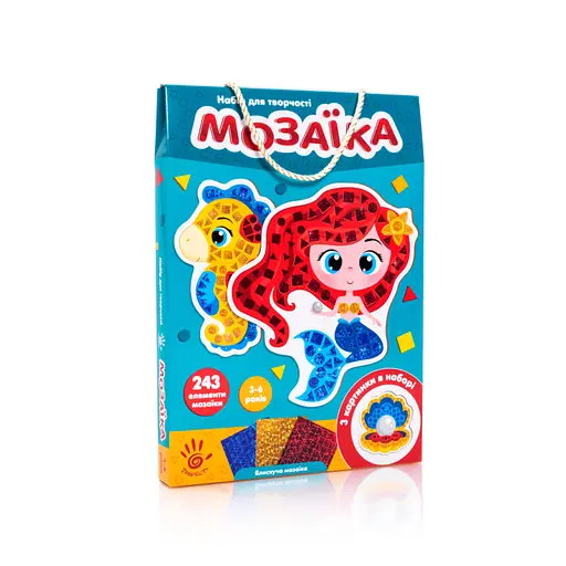 Набор для творчества "Блестящая мозаика. Русалочка" VT4511-06 Vladi Toys, в коробке (4820234761456) - фото 1