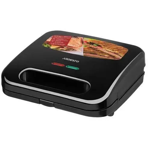 Бутербродниця Ardesto SM-H110BGR, чорний, гриль, 1 плита, 700 Вт - фото 1