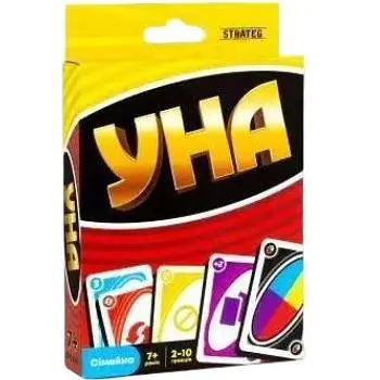 Настільна карткова гра Strateg УНА classic 30447 Різнокольоровий - фото 1