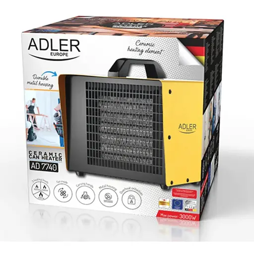 Керамічний нагрівач 3000 Вт Adler AD 7740