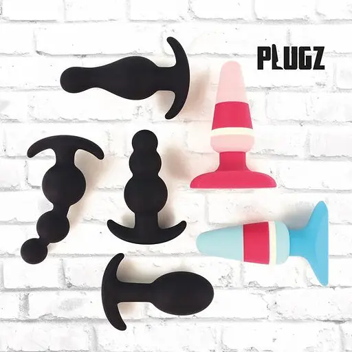 Анальна пробка FeelzToys Plugz Butt Plug 7 см (блакитний) - фото 6