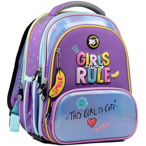 Школьный рюкзак  каркасный YES S-30 JUNO ULTRA Premium Girls style - фото 1