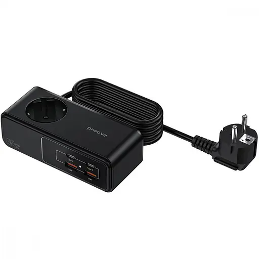 Мережевий фільтр Proove Homester Pro 65W (AC + 2xType-C + 2xUSB) 1.5m black (PSHP25002201) - фото 3