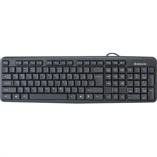 Проводная клавиатура Defender Element HB-520 Black