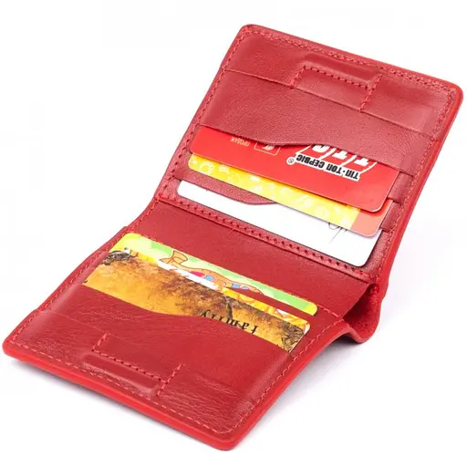 Женский кожаный кошелек Grande Pelle 11.5х11.5х3 см acs0024517 - фото 4