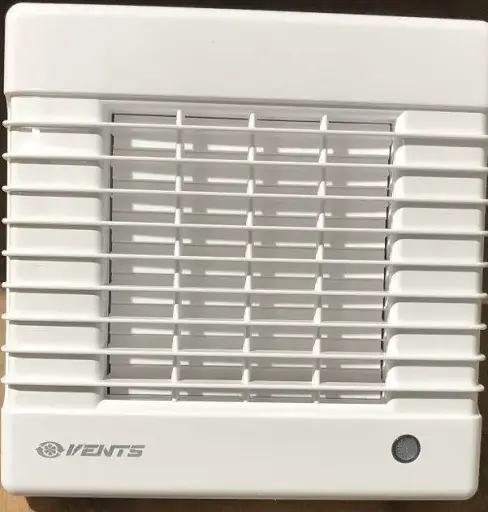 Вентилятор вытяжной бытовой Vents 100 МА с жалюзями белого цвета - фото 2