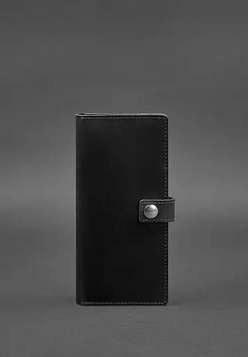 Кожаный Тревел-кейс (органайзер для документов) 6.0 черный Crazy Horse - фото 2