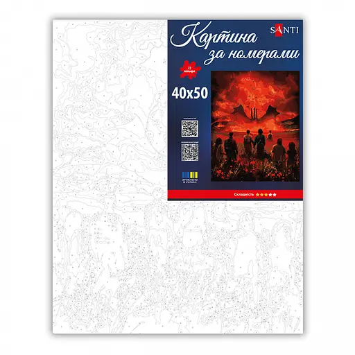 Картина по номерам Santi Очень странные чудеса. Портал 40х50 см (955782) - фото 2