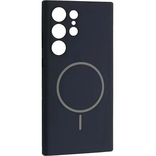 Чохол DK Luxury Silicone Case with MagSafe для Samsung Galaxy S24 Ultra Midnight Blue [132235]