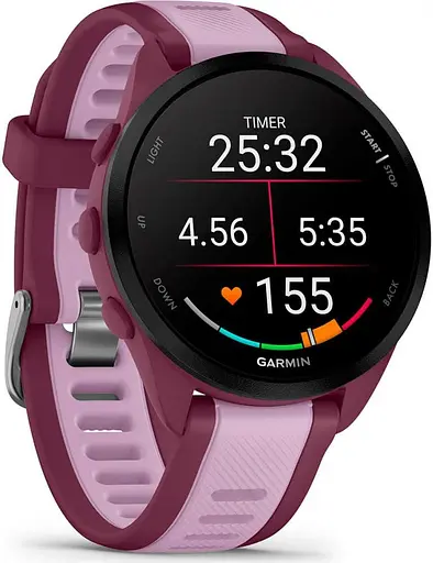 Смарт-часы Garmin Forerunner 165 Music Berry/Lilac 010-02863-33/B3 - фото 4