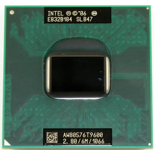 Процессор для ноутбука Intel Core 2 Duo T9600 2.8GHz/6M/35W Socket P Б/У
