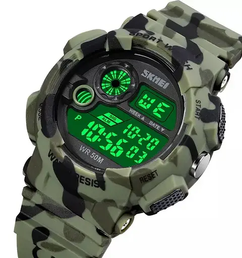 Чоловічий наручний годинник Skmei 1718 (Камуфляж) - фото 3