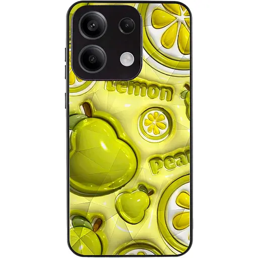 TPU+PC чохол Prisma Fluffie для Xiaomi Redmi Note 13 5G Lemon - фото 2
