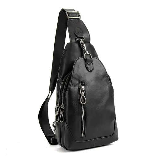 Слінг із замочком шкіряний TDING BAG A0011A