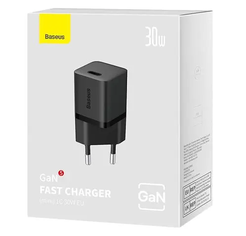 Зарядное устройство для адаптера Baseus GaN5 30 W (CCGN070401) 1Type-C черный - фото 3