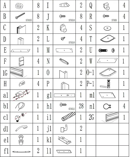 Душевой бокс BRAVO REGA L120GBSR (L120BR) - фото 6
