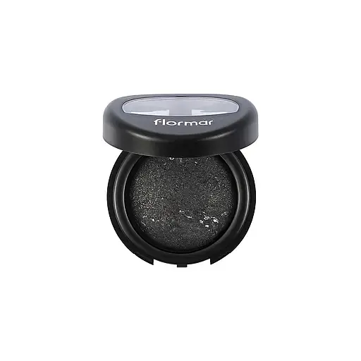 Тени для век Flormar Diamonds Baked Eye Shadow, тон 02 (Black Glitters), 5 г (8000019545082) - фото 1
