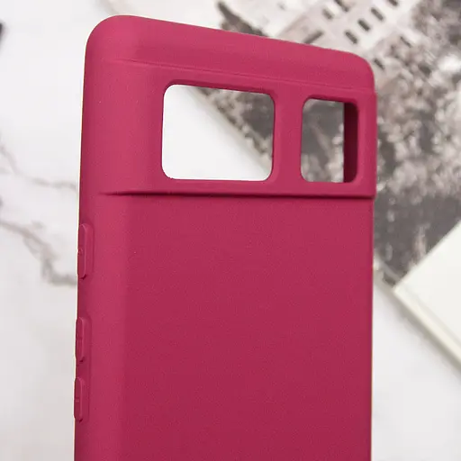 Чохол Silicone Cover Lakshmi (A) для Google Pixel 6 Бордовий / Marsala - фото 5
