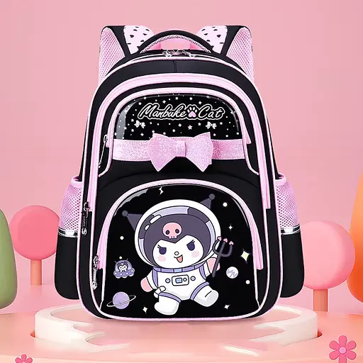 Рюкзак Kuromi, 31x15x43 см, 2 отделения, 4 кармана, на молнии, C72834 (в ассортименте)