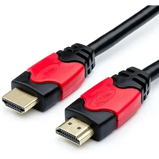 Кабель Atcom HDMI-HDMI 15 языков Red Gold ver 1.4 at14950