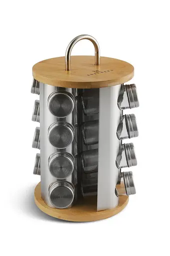 Набір для спецій Edenberg 16 предметів нержавіюча сталь скло (EB-4028) - фото 2