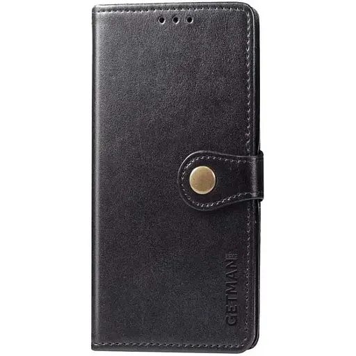 Чохол-книжка шкіряний Getman Gallant (PU) для Xiaomi Redmi Note 12S Чорний - фото 1