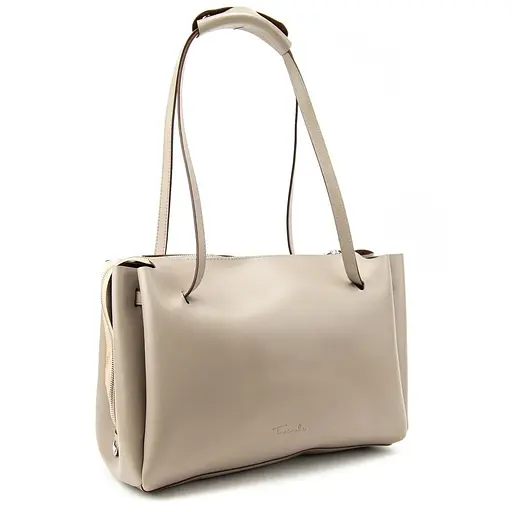 Сумка жіноча шкыряна в кольорі тауп Tavinchi CH-1665T