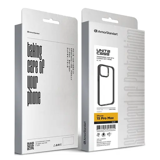 Чохол до мобільного телефона Armorstandart UNIT2 Apple iPhone 15 Pro Max Black (ARM69986) - фото 5