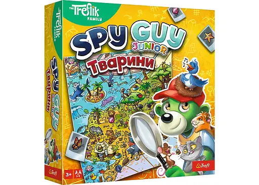 Настільна гра Trefl Шпигун Юніор: Тварини (Spy Guy Junior Animals) (укр.) (03043)
