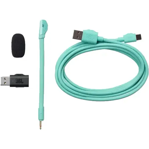 Гарнитура JBL Quantum 360 Wireless Cyan (JBLQTUM360CYN) (7023989) - фото 7