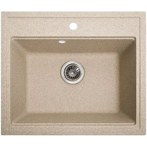Гранітна кухонна мийка Romzha Patrat Piesok (301) - фото 1