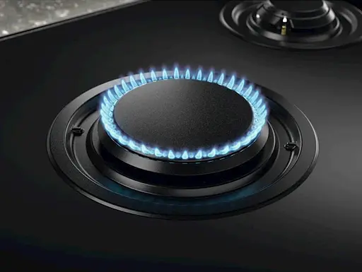 Варильна поверхня комбінована Electrolux 60 см розширена зона чугун чорний - фото 4