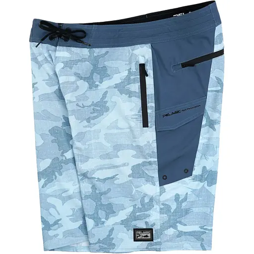Шорти Pelagic Ocean Master Camo Fishing Shorts 40 Slate Fish Camo - фото 3