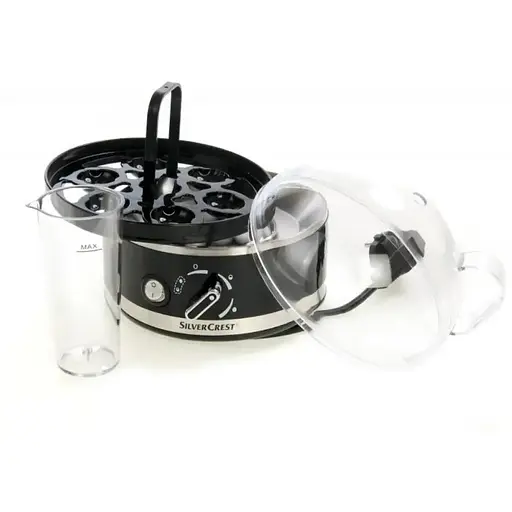 Яйцеварка SilverCrest SED 400 A1 електрична на 6 яєць чорна - фото 2